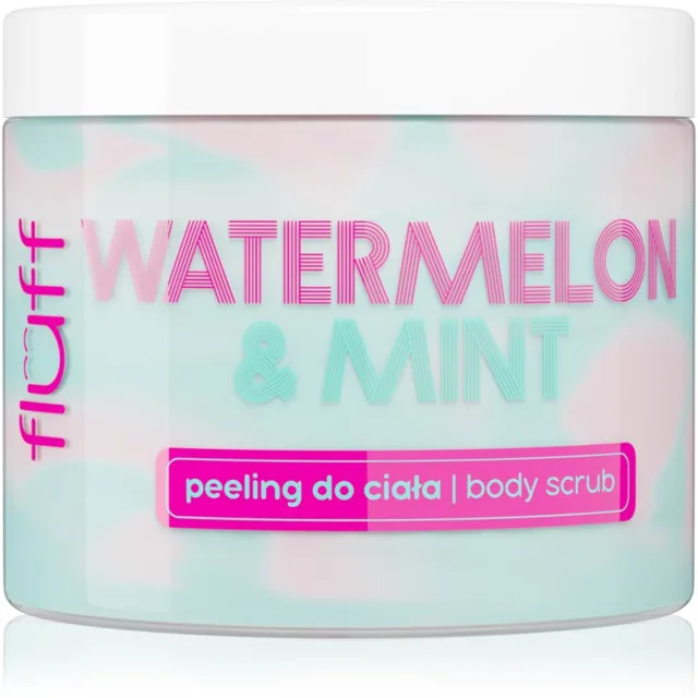 Fluff Watermelon & Mint tělový peeling 160 ml