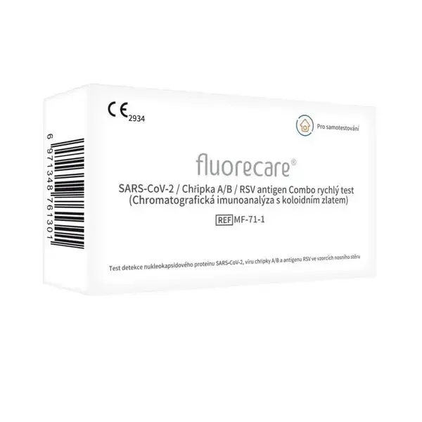 Fluorecare SARS-CoV-2-chřipka A-B-RSV test 1 ks
