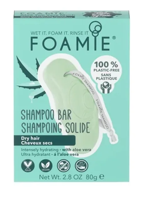 Foamie tuhý šampon Aloe You Vera Much, 80 g (Poškozené balení)