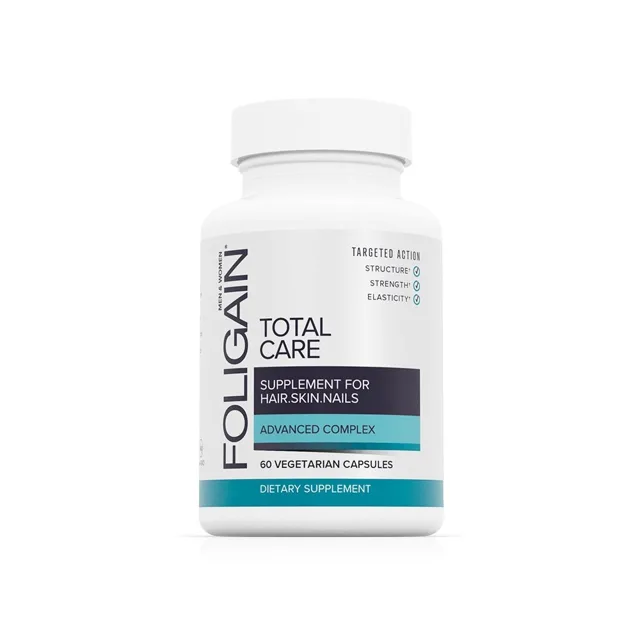 Foligain Total Care Advanced pro vlasy, pleť i nehty 60 kapslí