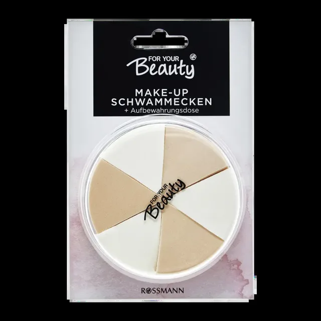 for your Beauty Houbička na make-up, různé druhy 6 ks