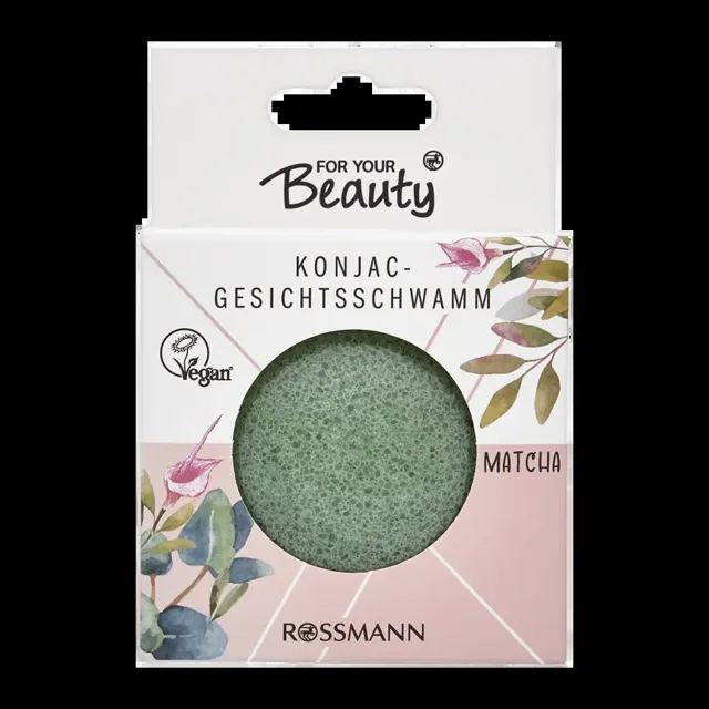 for your Beauty Konjaková houbička na čištění obličeje, různé druhy