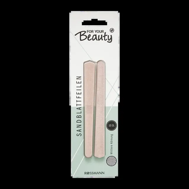 for your Beauty Pilník na nehty pískový, různé druhy 10 ks