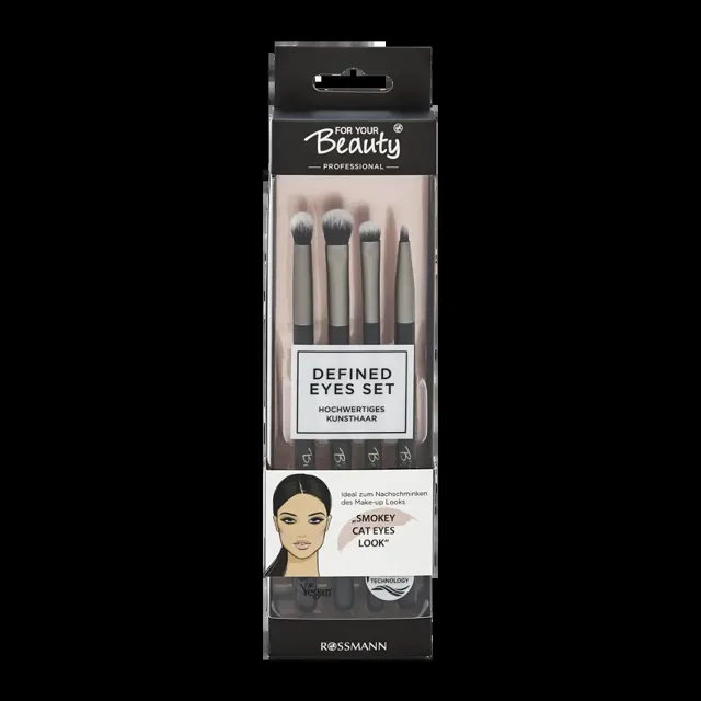 for your Beauty Sada štětců na oči Smokey Cat Eyes