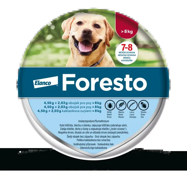 Foresto obojek pro psy nad 8 kg 70 cm