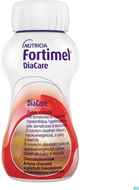 Fortimel DiaCare s příchutí čokoládovou por.sol. 4 x 200 ml