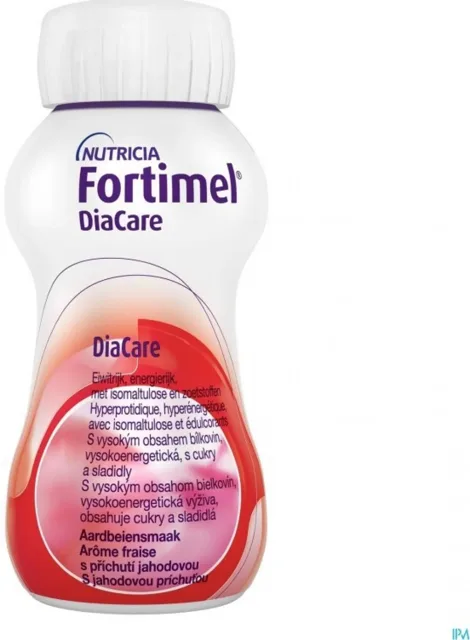 Fortimel DiaCare s příchutí jahodovou por.sol. 4 x 200 ml
