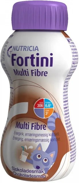 Fortini pro děti s vlákninou čokoládová příchuť por.sol. 1 x 200 ml