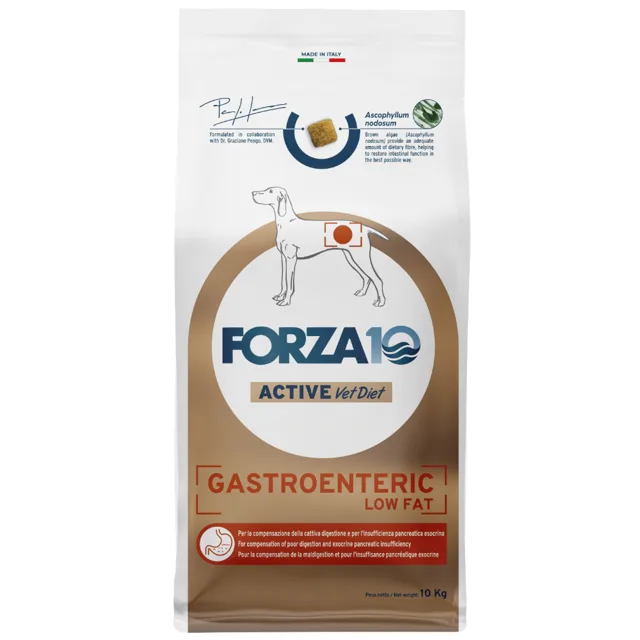 Forza 10 Active Line - Gastroenteric Low Fat - výhodné balení: 2 x 4 kg