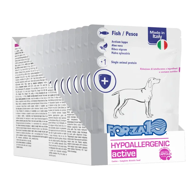 Forza 10 ActiWet Hypoallergenic s rybou - 24 ks (24 x 100 g)