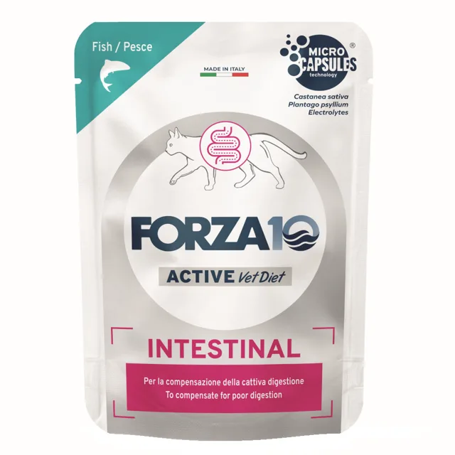 Forza 10 Intestinal Active Vet Diet 12 x 80 g - s rybami