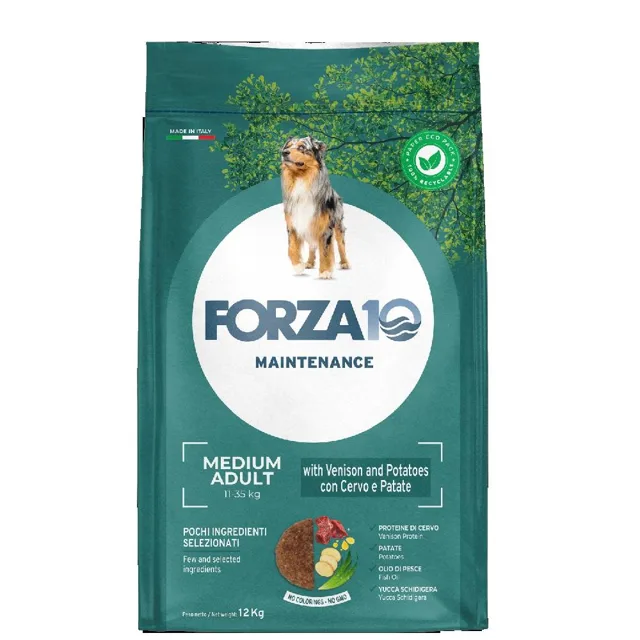 Forza 10 Maintenance Medium se zvěřinou a bramborami - Výhodné balení: 2 x 12 kg