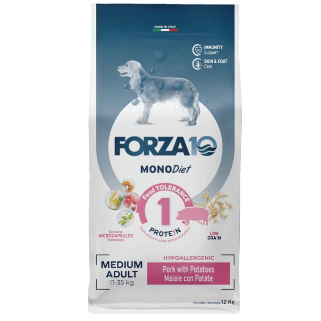 Forza 10 Medium Diet Low Grain s vepřovým - 12 kg