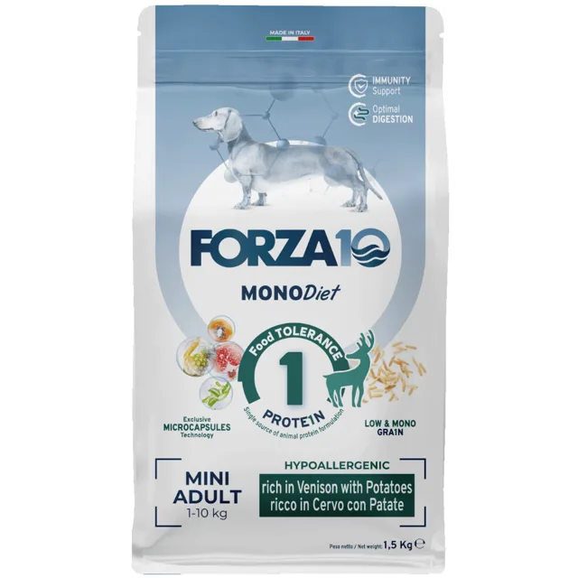 FORZA10 Mini Diet se zvěřinou a bramborami - 1,5 kg