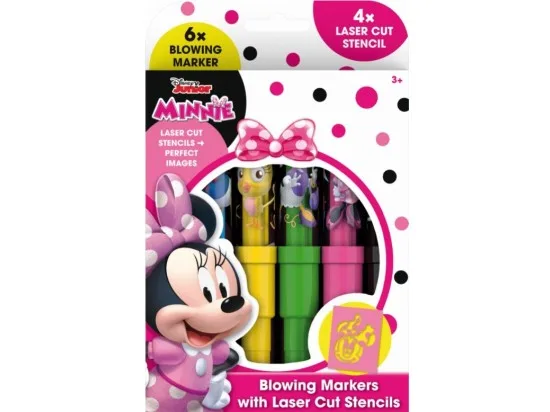 Foukací fixy Minnie 6 ks