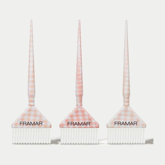 Framar Set štětců Big Daddy, 3ks - Peach Please