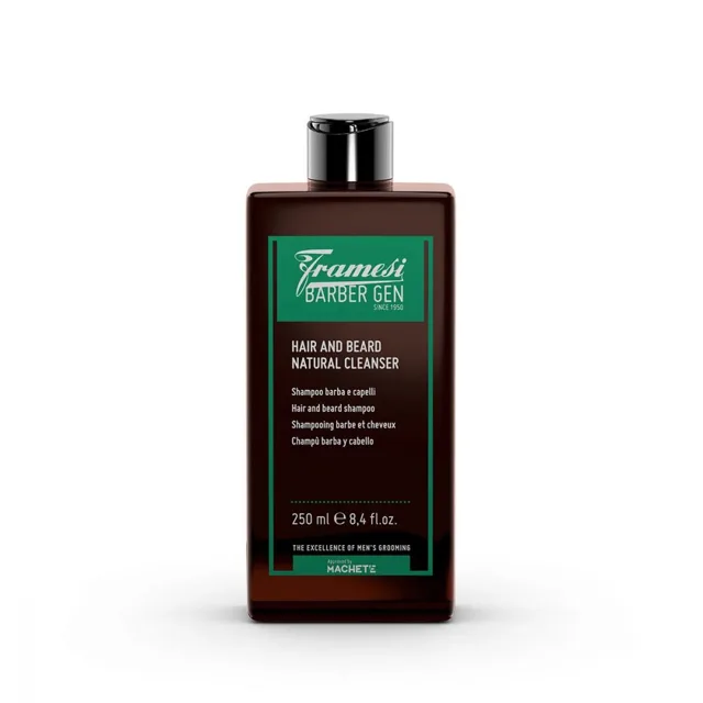 Framesi Barber Gen Hair & Beard Natural Cleanser Shampoo 250ml - Šampon na vlasy a vousy