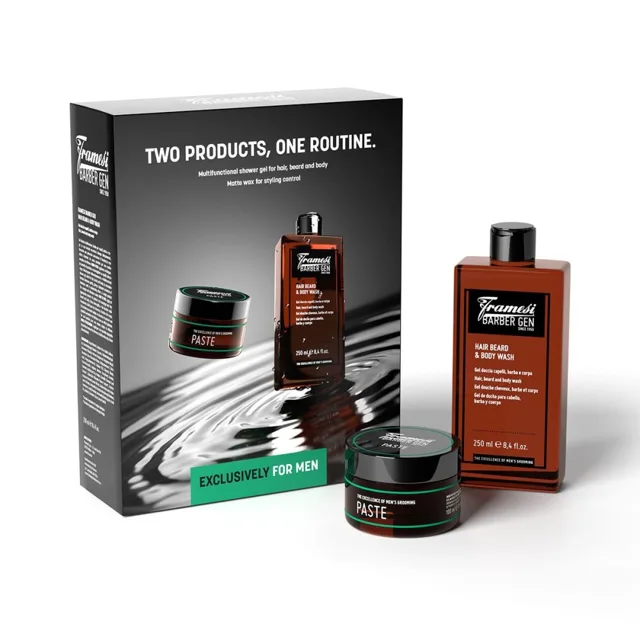 Framesi Barber Gen SET One Routine - Šampon 250ml + Pasta 100ml