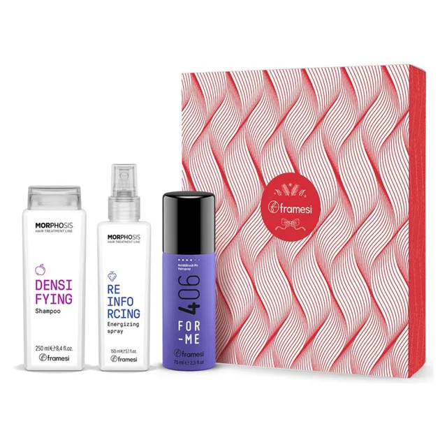 Framesi Vánoční set pro růst vlasů a citlivou pokožku - šampon 250ml + sprej 150ml a dárek