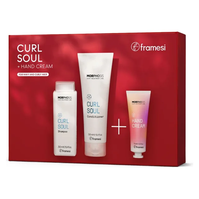 Framesi Vánoční set pro vlny a kudrny - šampon 250ml + kondicionér 250ml a dárek