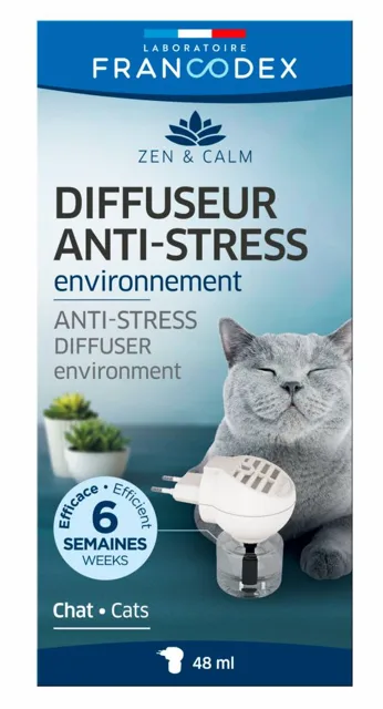 FRANCODEX Anti-stress difuzér kočka 48ml