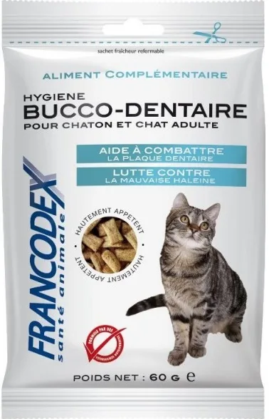 Francodex Cat Pochoutka Dental Breath - 65g
