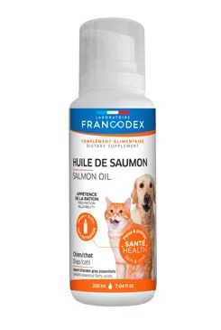 Francodex lososový olej pes kočka 200ml