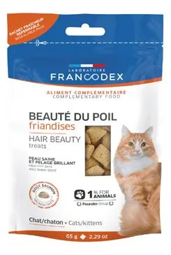 Francodex pochoutka Hair Beauty pro kočky a koťata 65g