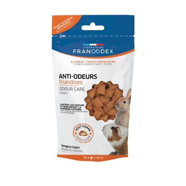 FRANCODEX Pochoutka Odour care hlodavci 50 g