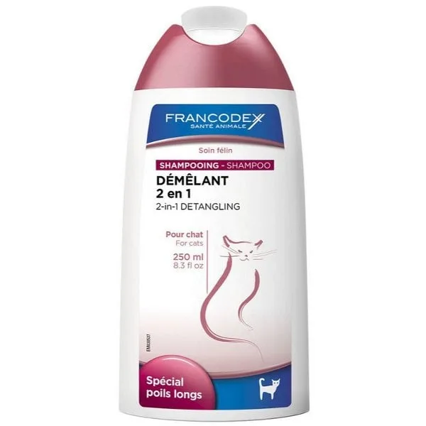 FRANCODEX Šampón 2v1 pro kočky 250 ml