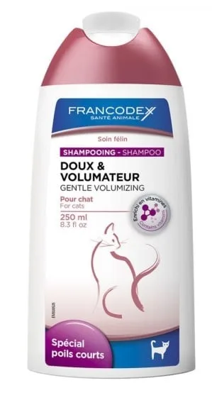 FRANCODEX Šampón na objem srsti pro kočky 250 ml