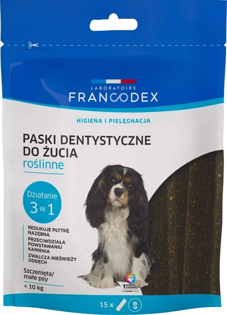 FRANCODEX Žvýkací proužky S proti zápachu z úst 228 g/15 ks.