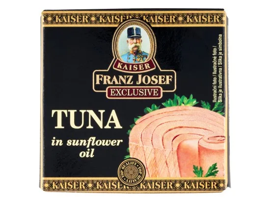 Franz Josef Kaiser Exclusive tuňák ve slunečnicovém oleji 80 g