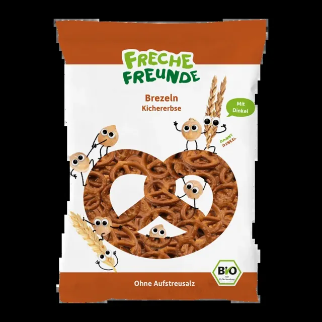 Freche Freunde BIO špaldové preclíky s cizrnou 75 g