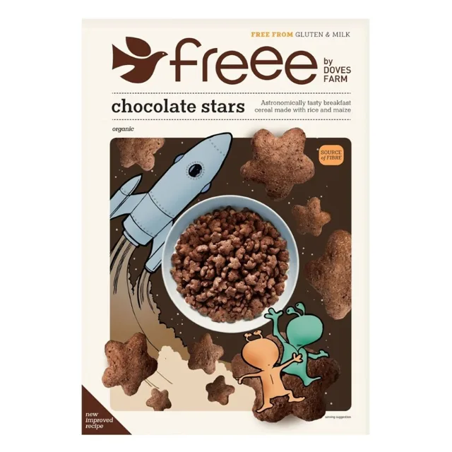FREEE Čokoládové hvězdičky bez lepku BIO 300 g