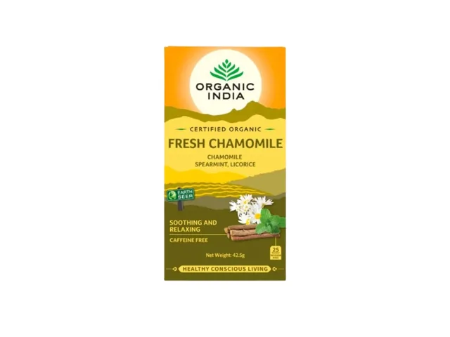 Fresh Chamomile - bio čaj heřmánek, máta a lékořice, 25 sáčků