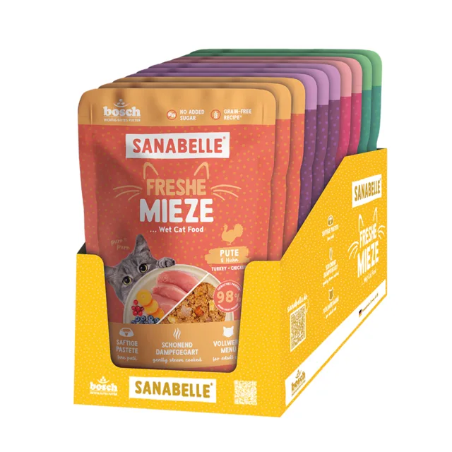 Freshe Mieze Cat 10 x 100 g - mix (5 druhů)