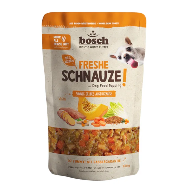Freshe Schnauze Topping - 200 g Slunečně žlutá polní zelenina