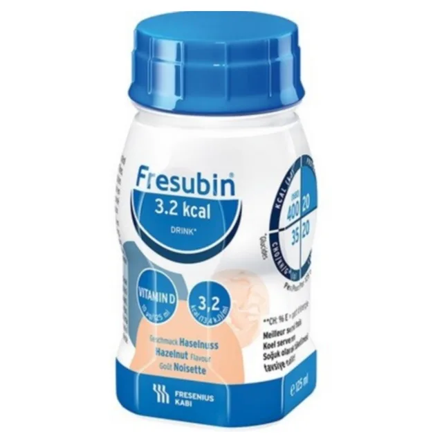 FRESUBIN 3.2kcal Drink příchuť lískooříšková 4 x 125 ml