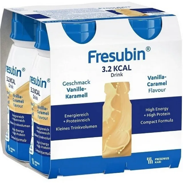 FRESUBIN 3.2kcal Drink příchuť vanilka - karamel 4 x 125 ml
