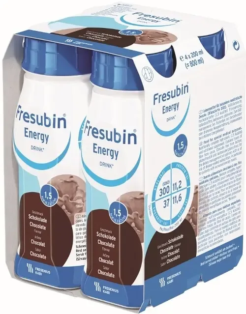Fresubin Energy Drink čokoládová příchuť 4 x 200 ml