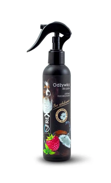 FREXIN Bezoplachový kondicionér pro psy Coconut &amp; Raspberry 170 g