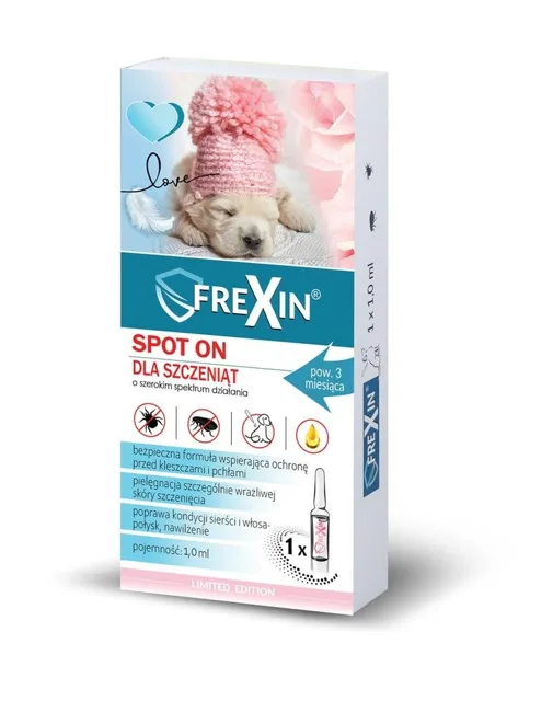 FREXIN Love kapky proti parazitům pro štěňata 1 ml