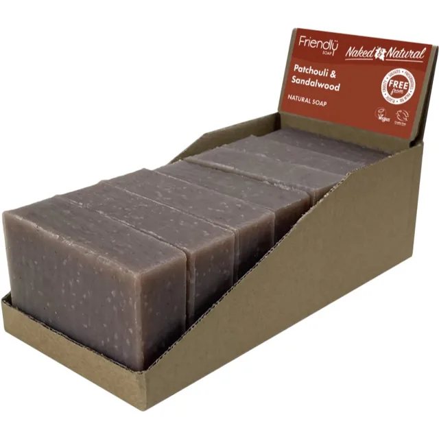 Friendly Soap Natural Soap Patchouli & Sandalwood přírodní mýdlo 7x95 g