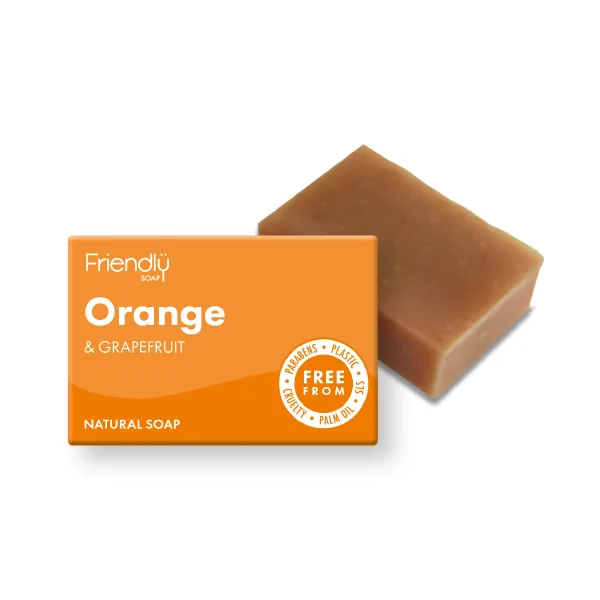 Friendly Soap Přírodní mýdlo - Pomeranč a grep, 95 g