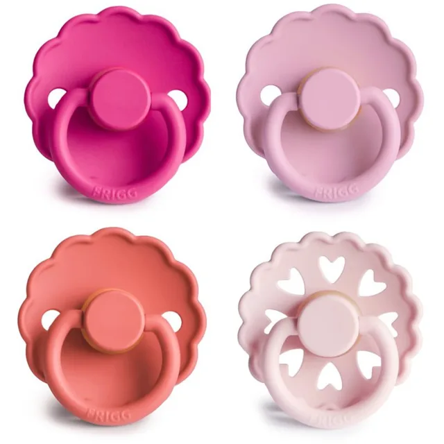 FRIGG 4 Pack Edition Size 2:6-18 months dudlík Rosy Romance
