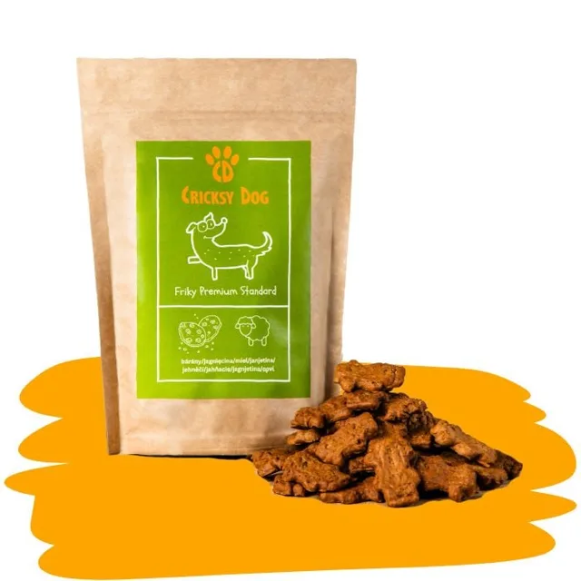 Friky jehněčí odměna pro psy (hypoalergenní psí sušenky) – 200 g
