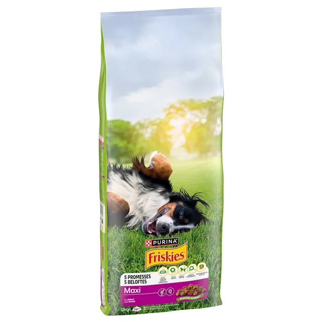 Friskies Adult Large Breed Maxi granule hovězí - 12 kg