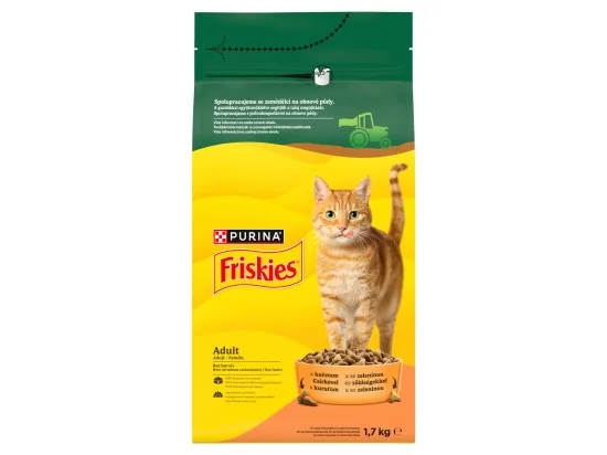 Friskies granule pro kočky kuře 1,7kg