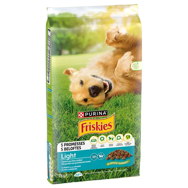 Friskies Light Sterilised granule kuře, zelenina - 7 kg